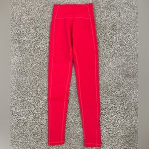 Alphalete Pulse Kinetic Leggings size small coral